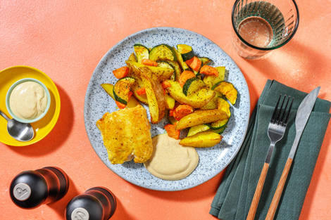 Merluza al estilo tandoori