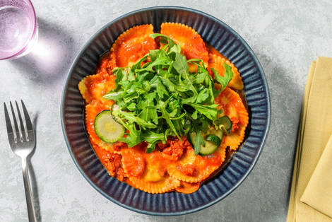 Parmigiano and Parma Ham Filled Pasta