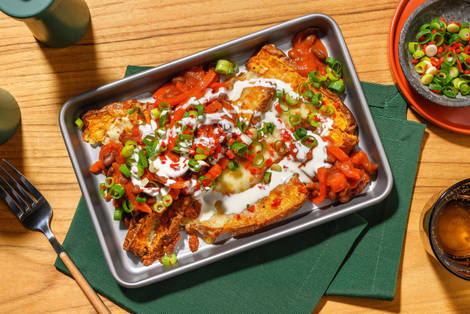 Bønnefyldte søde kartofler