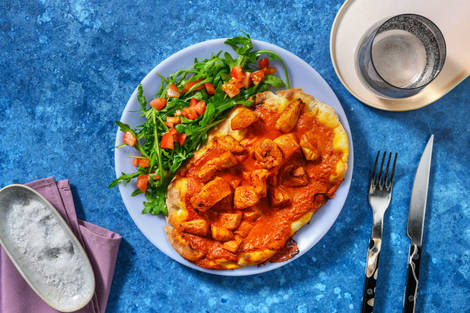 Speedy Butter Chicken Baked Naan