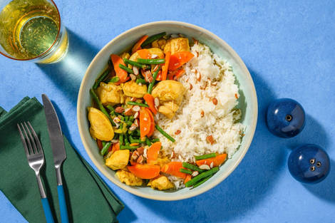 Kaeng kari di pollo e fagiolini al curry