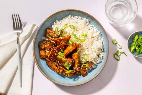 Gemüse-Gyoza mit Teriyaki-Glaze