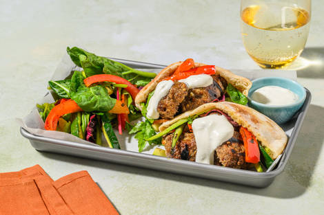 Chargrilled Lamb, Haloumi & Kofta Pockets