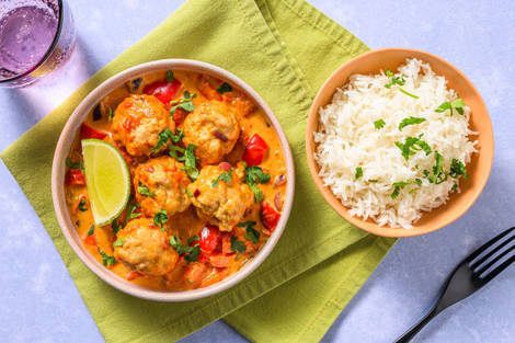 Polpette di pollo tikka masala