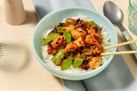 Sambal Teriyaki Chicken Stir-Fry