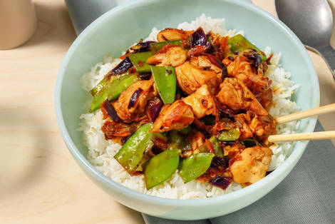 Sambal Teriyaki Double Chicken Stir-Fry