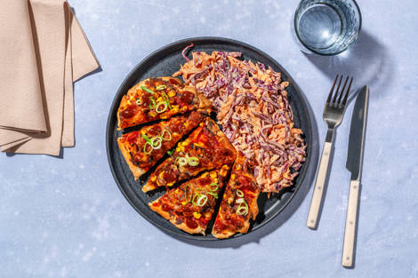 BBQ Sweetcorn Naanizza