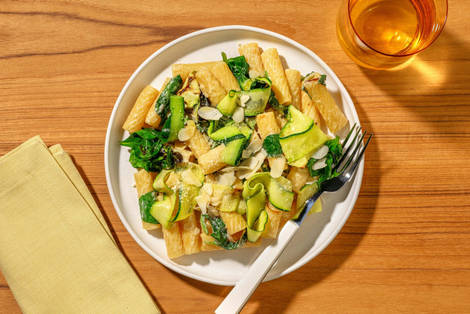 Creamy Citrus and Courgette Rigatoni