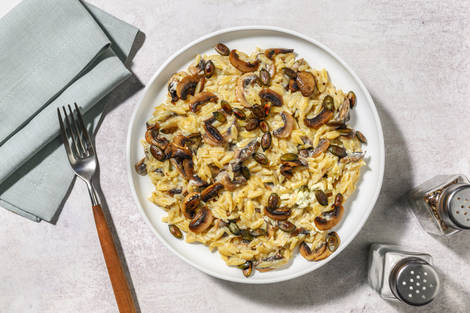 Orzotto crémeux forestier