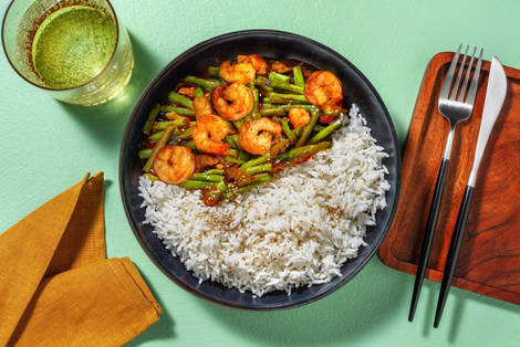 Teriyaki Sambal King Prawns