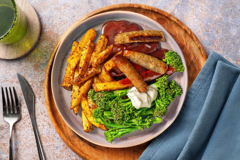 BBQ Glazed THIS™ Isn't Pork Sausage Traybake