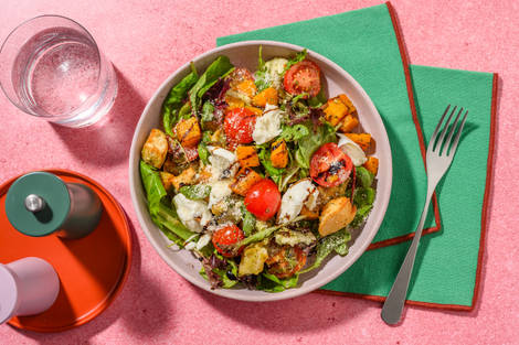 Mozzarella and Roasted Butternut Squash Salad