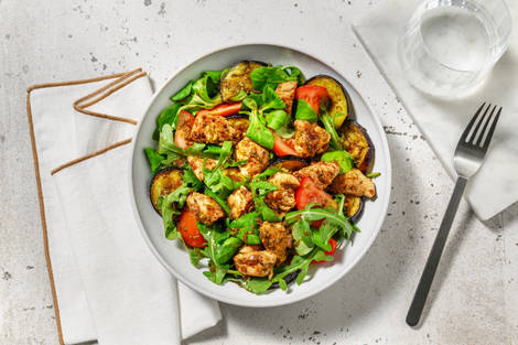 La Toscane : poulet & aubergines rôties