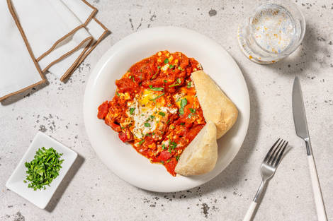 Chakchouka au chèvre frais & paprika