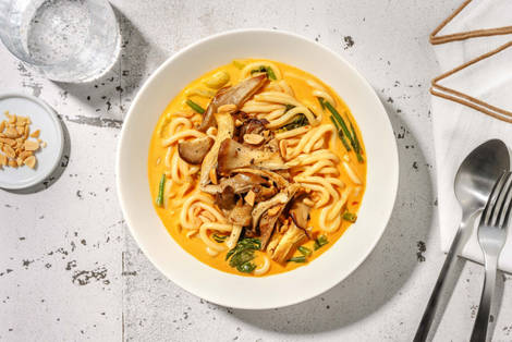 Röd curry-kryddad nudelsoppa