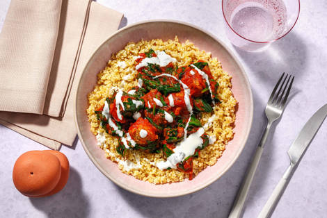 Falafels in Harissa Sauce