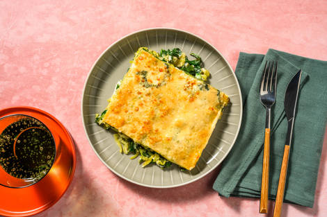 Lasagne à l'ail des ours & épinards