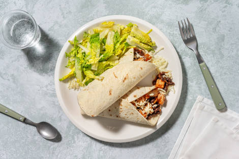 Burritos au porc mariné à la mexicaine