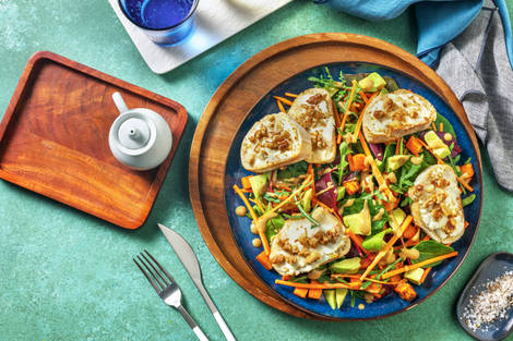 Salade futée de Zhen : patate douce & avocat