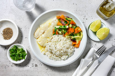 Sprödstekt sej i ingefärsbuljong