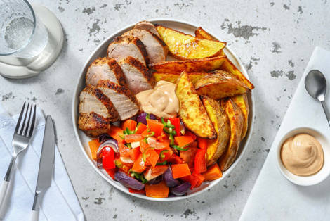 Cajunkrydret svinemørbrad