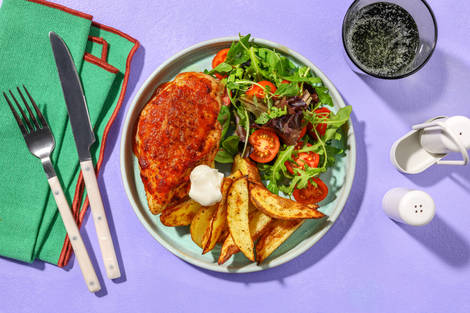 Spiced Chicken and Hot Honey Sauce