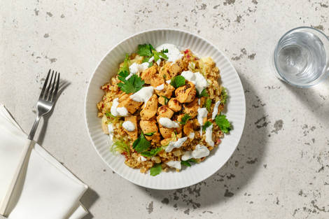 Dinde marinée façon chich taouk