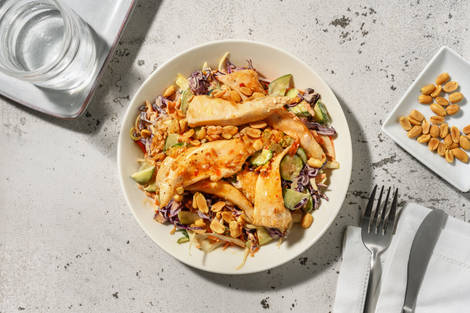 Salade d'après-fêtes au poulet laqué