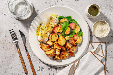 Sitron- og dillstekt hyse