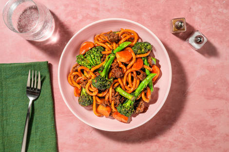 Hoisin Veggie Mince Udon Noodles
