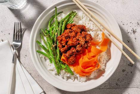 Korean Style Gochujang Beef Bibimbap