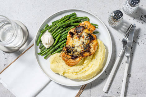 Cheese and Caramelised Onion Chicken