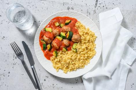 Chermoula Spiced Pork Meatballs 