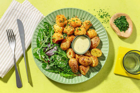 Knusprige Blumenkohl Nuggets 