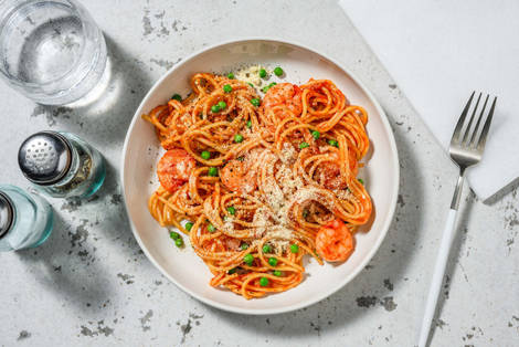 Prawn and Tomato Spaghetti