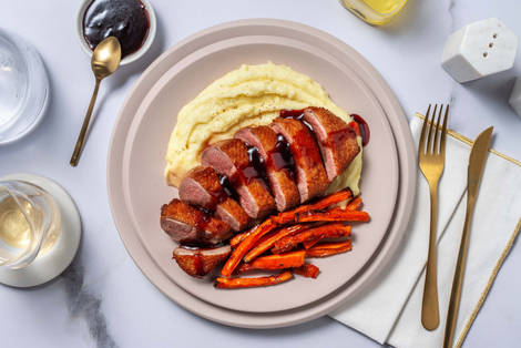 Roasted Duck Breast and Redcurrant Jus