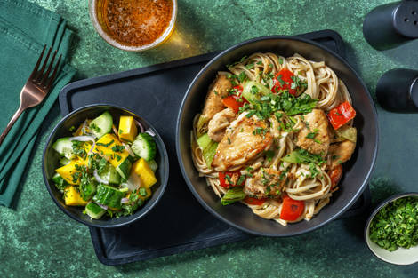 Thailändsk grön kycklingcurry