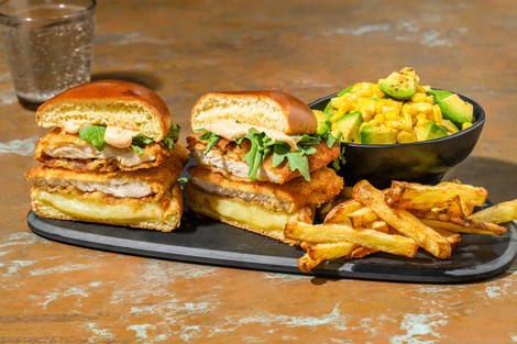 Crispy Southern Style Fried Chicken Burger