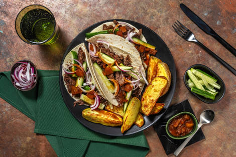 Crispy Chinese Style Duck Tacos