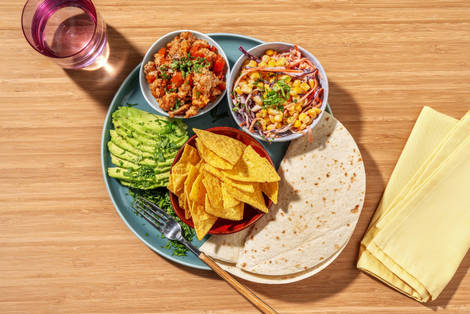 Wraps au poulet en sauce au chili sucrée et avocat