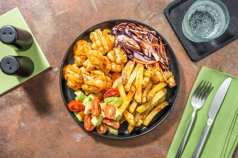 Korean Style Cheesy Cauliflower Nuggets