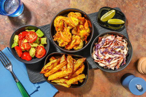 Korean Style Cheesy Cauliflower Nuggets