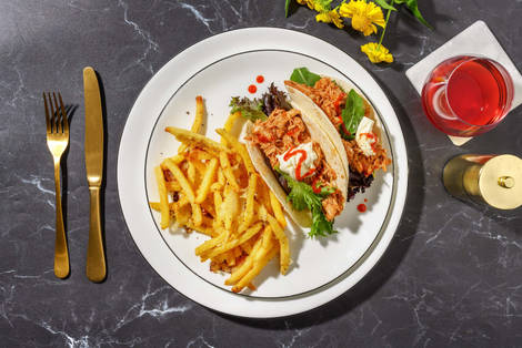 Easy Smoky Chipotle Pulled Chicken Tacos