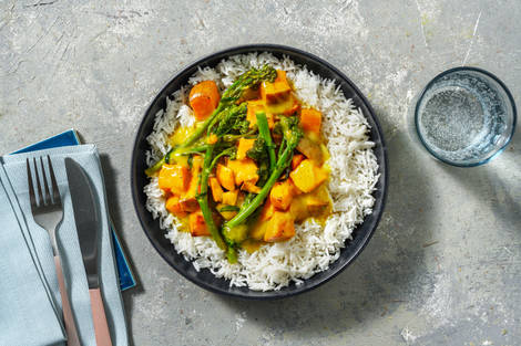 Sweet Potato Korma Style Curry