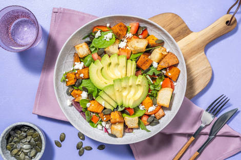 Warm Cajun Sweet Potato Salad