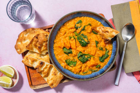 Sweet Potato Coconut Dal
