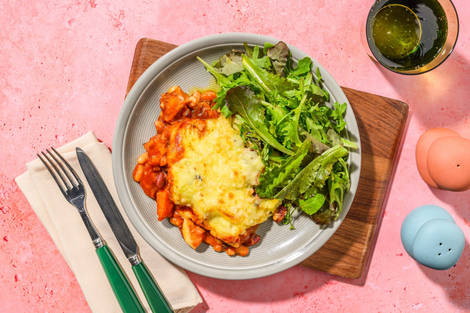 Smoky Cheesy Chorizo and Mixed Bean Pie