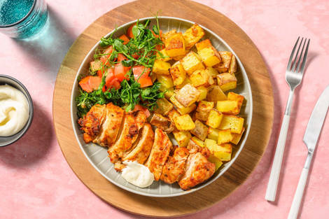 Peri Peri Chicken Thigh Traybake