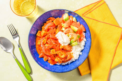 Chicken and Pepper Fajita Bowl
