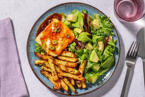 Honey-Gochujang Halloumi Steak